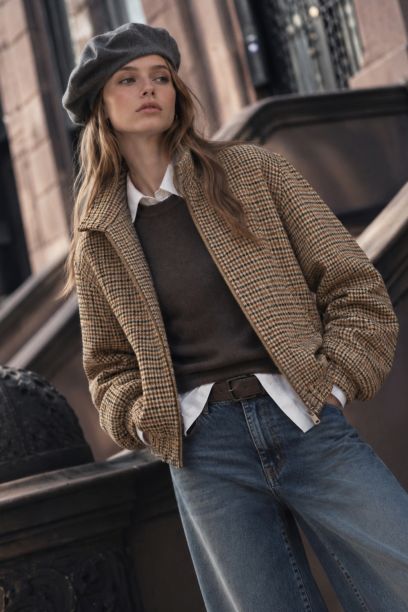 J81002B-BROWN CHECK
