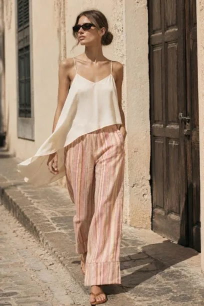P8937-BEIGE/PINK MULTI