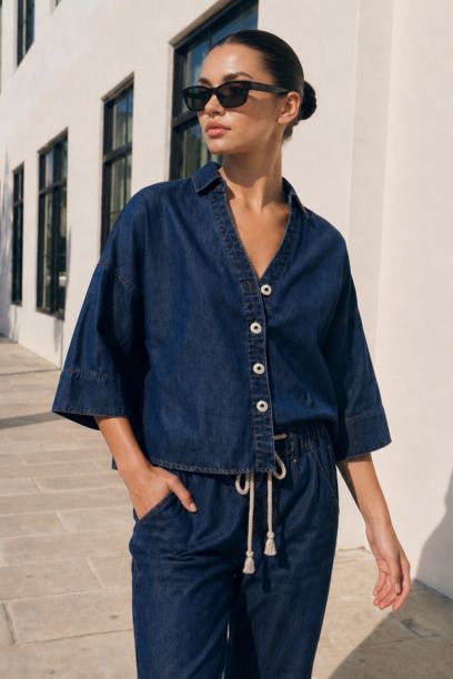 T6199SJA-DARK DENIM
