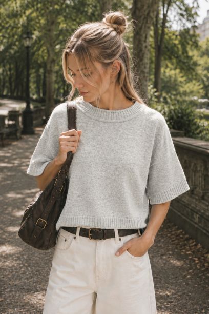 SWT71174-GREY MELANGE