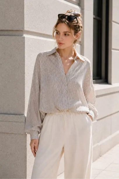 T2858D-BROWN/OFF WHITE